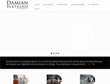 Tablet Screenshot of damianbertrand.com
